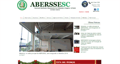 Desktop Screenshot of aberssesc.com.br